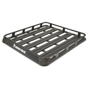 Rhino Rack JA8526 Pioneer Tray (1400mm x 1280mm) RLT600 for Ford F350 Crew Cab 4dr Ute with Bare Roof (2008 to 2016) - Custom Point Mount