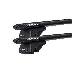 Rhino Rack JA1748 Vortex SX Black 2 Bar Roof Rack for AUDI A4/S4/RS4 5dr Wagon with Flush Roof Rail (2008 to 2016)