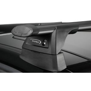 Small image of Yakima Aero ThruBar Black 1 Bar Roof Rack for VOLKSWAGEN Amarok Single Cab 2dr Ute with Factory Mounting Point (2010 onwards)