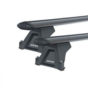Rhino Rack JA8729 Vortex RLTF Trackmount Black 2 Bar Roof Rack for FORD Falcon 5dr Wagon with Bare Roof (1998 to 2011)