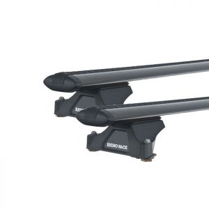 Rhino Rack JA8698 Vortex RLTP Trackmount Black 2 Bar Roof Rack for FORD Falcon 5dr Wagon with Bare Roof (1994 to 1998)
