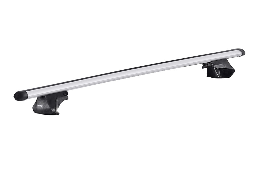 Thule SmartRack Al Silver Roof Racks for Kia Ceed SW 5dr Wagon with Raised Roof Rail (2007 to 2011) - Raised Rail Mount