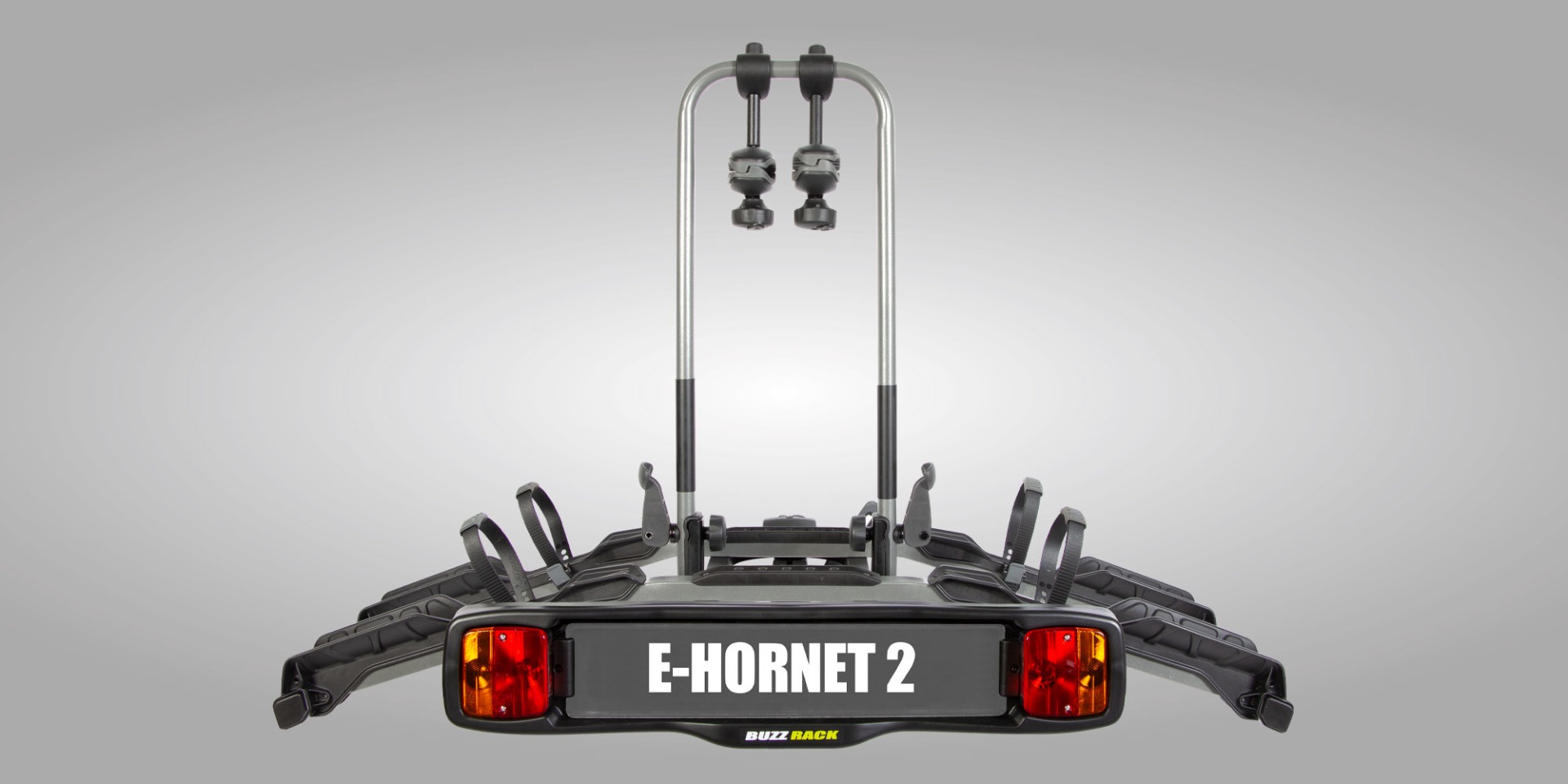 Buzzrack E-Hornet H2 with Lights (Hitch) 2 Bike Platform Rack - BR-E-HORNET-2H-LIGHT