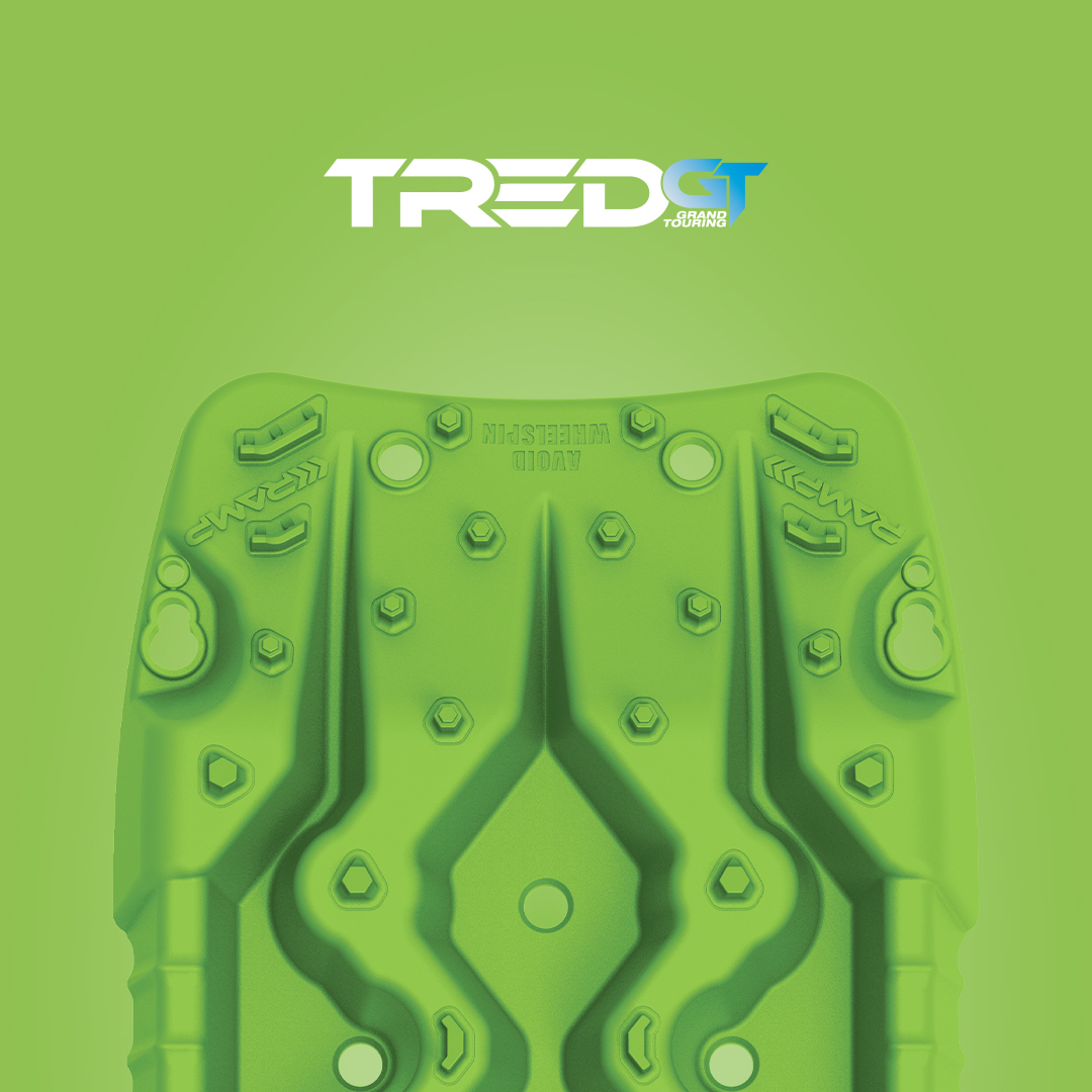 Tred GT Recovery Device Fluro Green Pair TREDGTGR